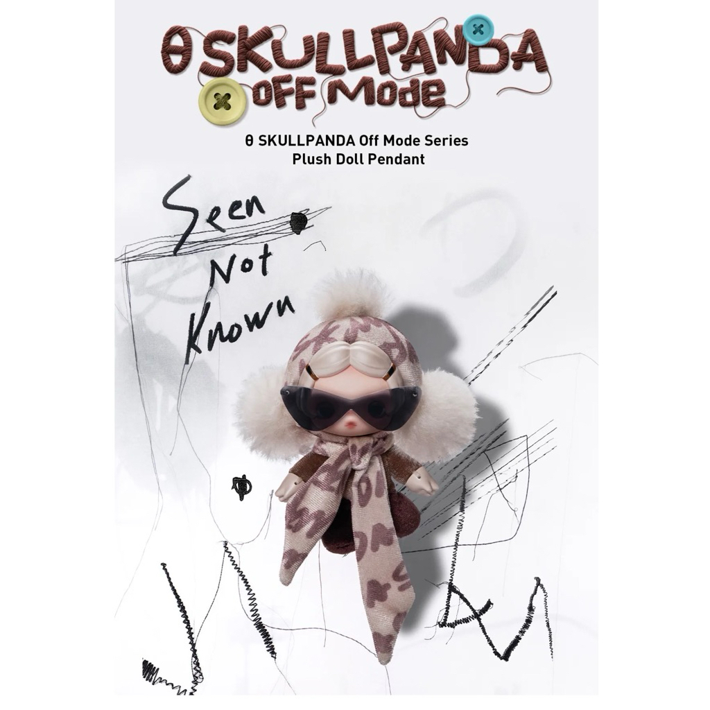 (พร้อมส่งในไทย)🇹🇭สินค้าเช็คการ์ด SKULLPANDA Off Mode Series