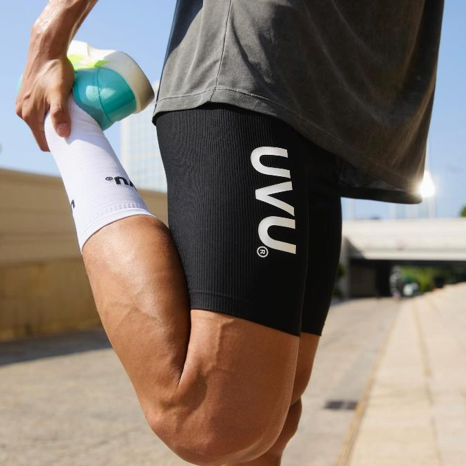 กางเกง UVU Half Tight Sweatpants 2.0 (Black)