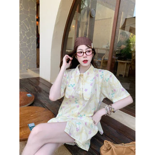 Bunny rabbit set ชุดเชต เสื้อคอปก bunny rabbit ลายเยอะมาก อก44“