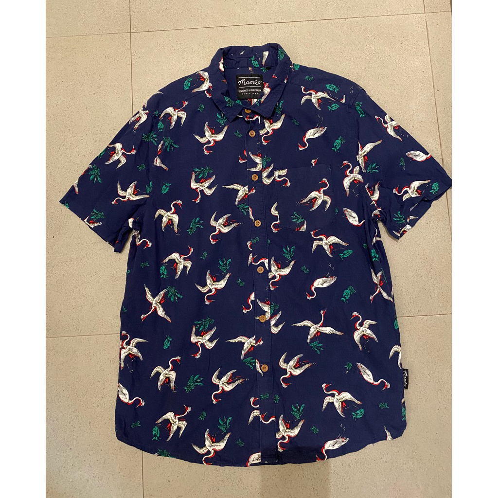 USED Mambo hawaiian shirt size M