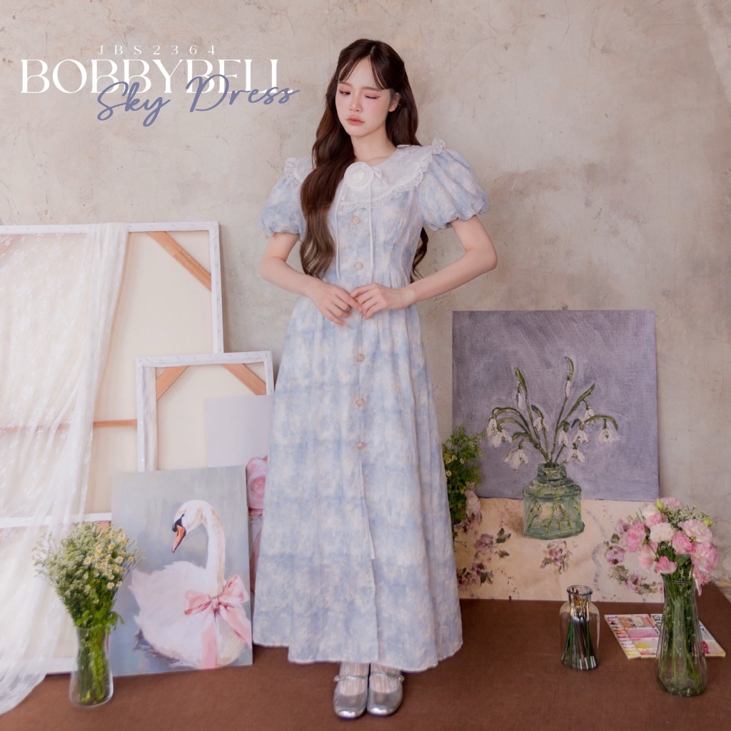 #JBS2364 Bobbybell Sky Dress Joobs.studio