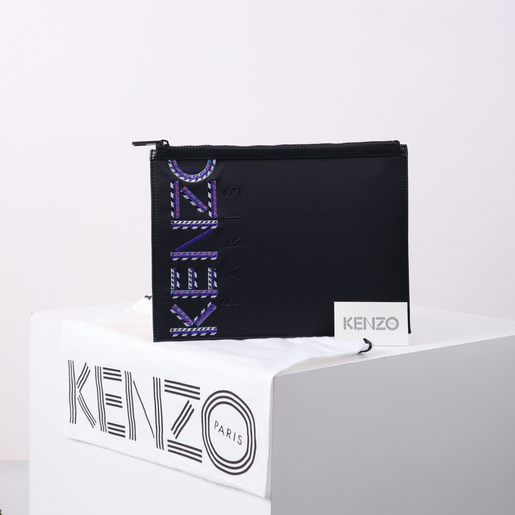 กระเป๋าคลัทช์ Clutch Bag KENZO ของแท้ 100% สภาพใหม่ Premium [KENZO CLUTCH] | MOPOKO