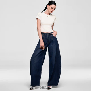 Merge Official - Barrel Wide Jeans (พร้อมส่ง)