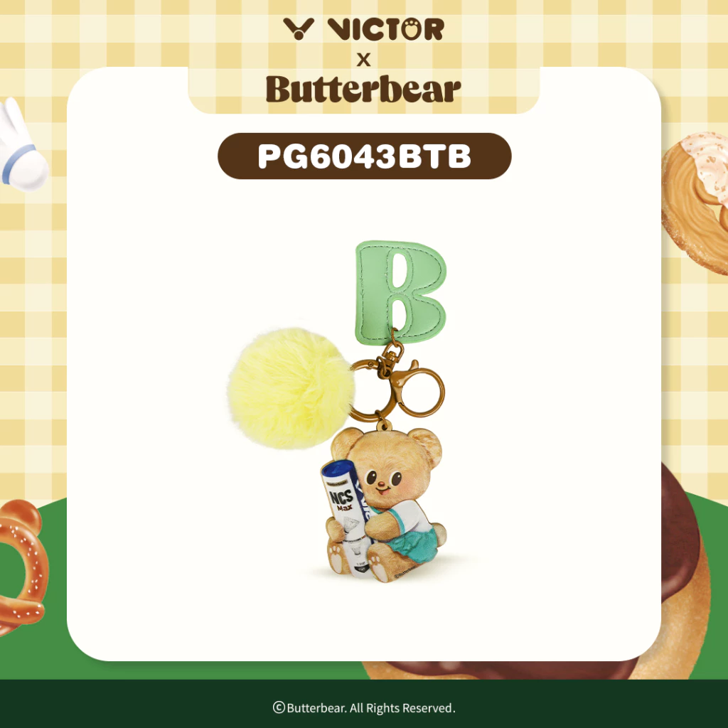 VICTOR X Butterbear พวงกุญแจ รุ่น PG6043BTB