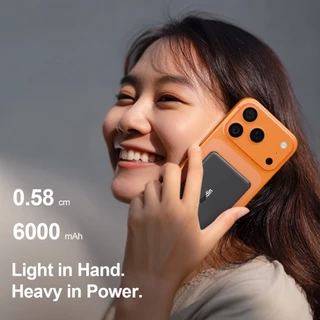 【CCC Mark】Handin Magnetic Powerbank แม่เหล็ก พาวเวอร์แบงค์ Mini ชาร์จไร้สาย Wireless Charge ชาร์จเร็ว Type C