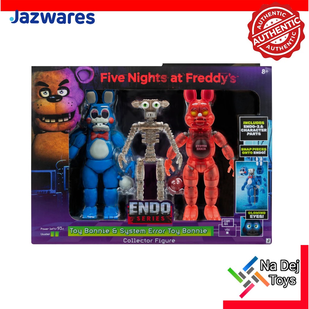 Jazwares FNAF Endo Series Toy Bonnie & System Error Bonnie 1 / 12 Figure แจ๊ซแวร์ ฟนาฟ บอนนี่ & ซิสเตม เออเรอร์ บอนนี่