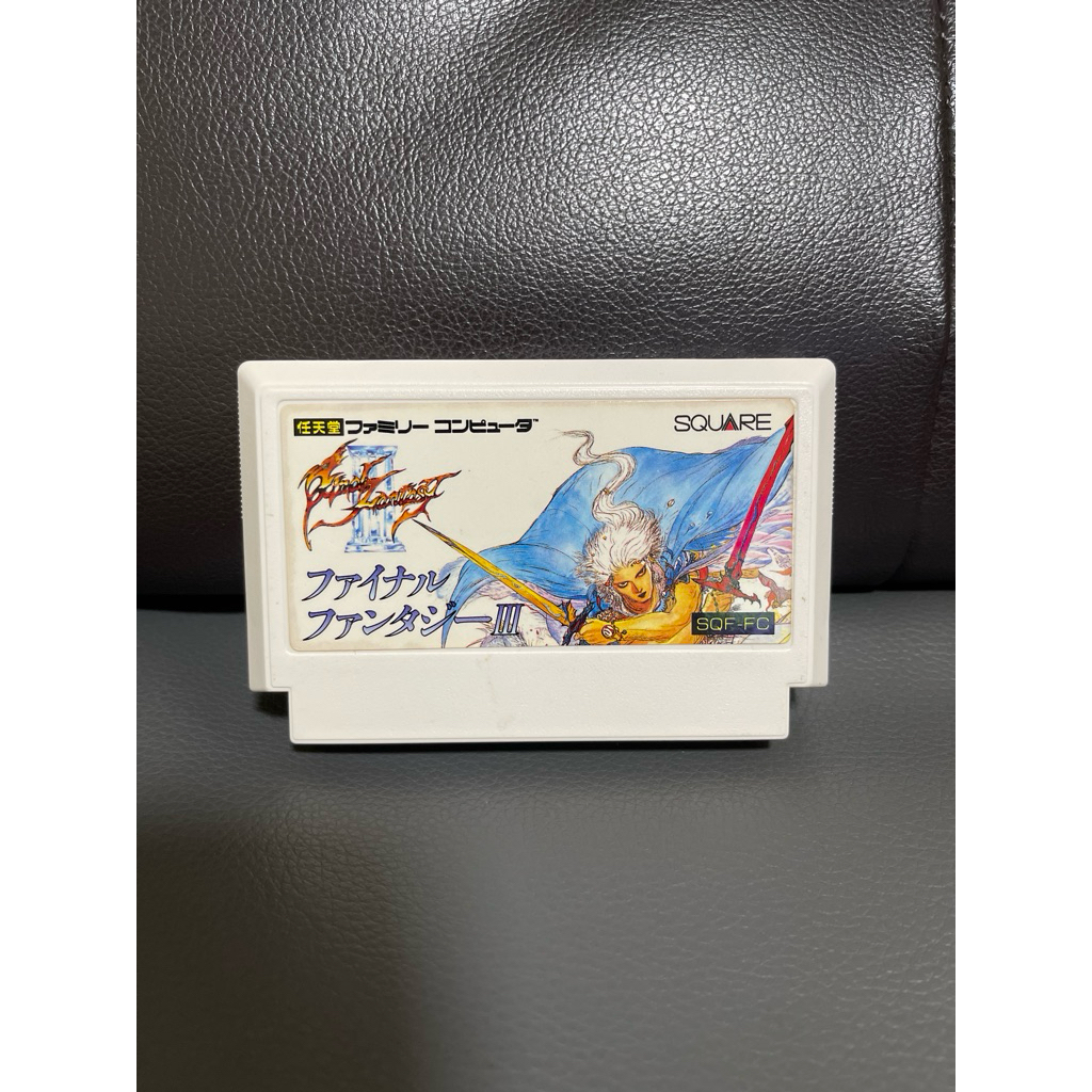 Final Fantasy 3 ตลับแท้ fc เทสแล้ว ตลับเกมส์