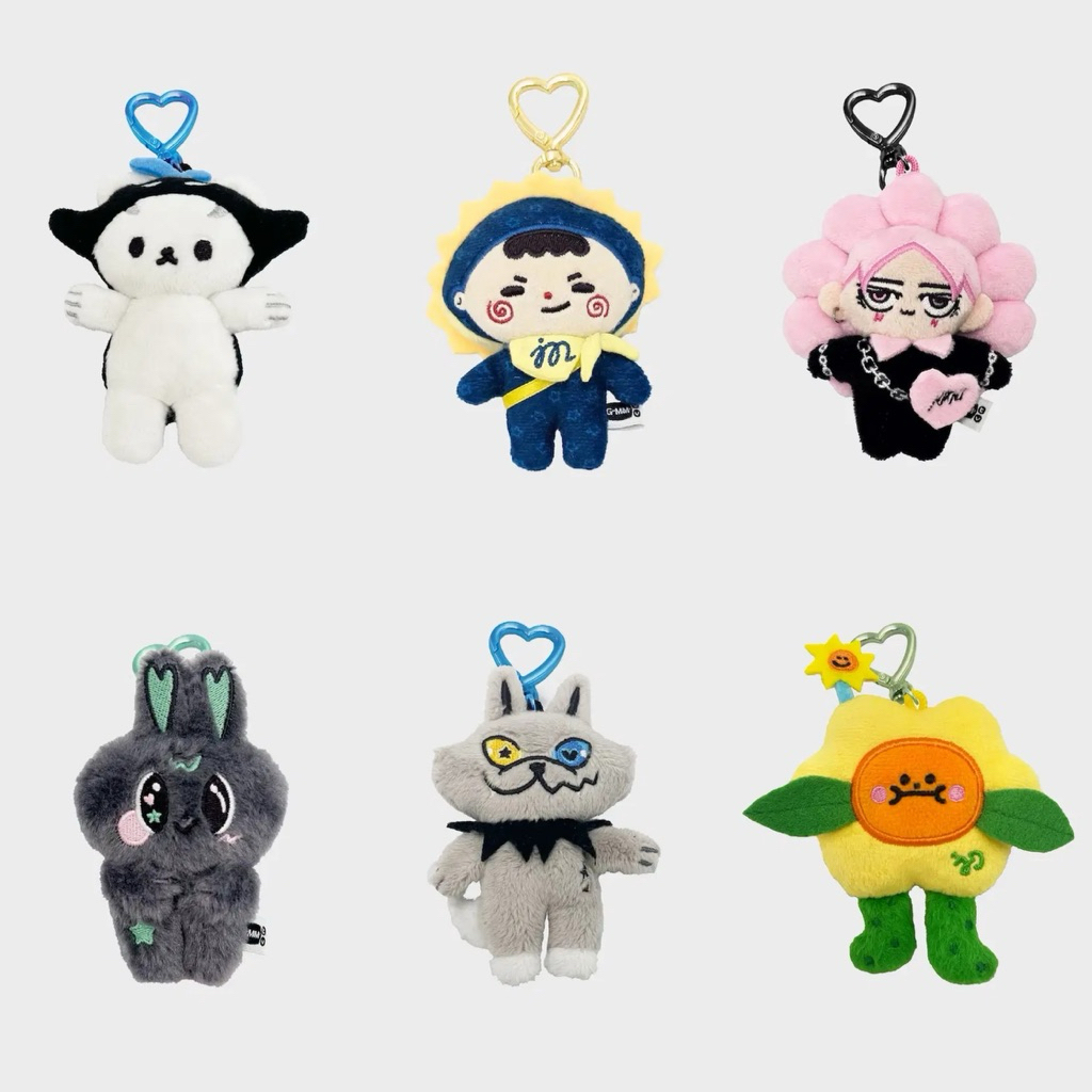 GMM TINY FRIENDS DOLL KEYCHAIN (POLCASAN, JUMMO, LYKYOU, NEONA, METAA, JAIDEE, CERI)