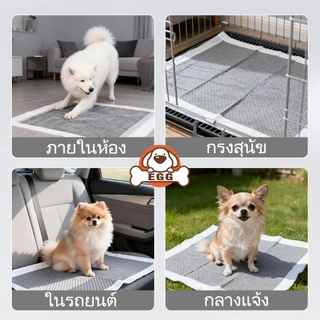 EGG แผ่นรองฉี่สัตว์เลี้ยง ถ่านไม้ไผ่ 6 ชั้น ดูดซับเร็ว ดับกลิ่น แผ่นรองฉี่สุนัข ไม่ลื่น กันรั่ว แผ่นรองฉี่แมว COD