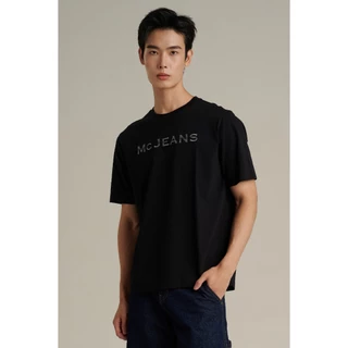 Mc JEANS (แม็คยีนส์) เสื้อยืดผู้ชาย เสื้อยืดแขนสั้น ทรงเรกูลาร์ Regular Fit T-Shirt มีให้เลือก 4 สี MTSZD73