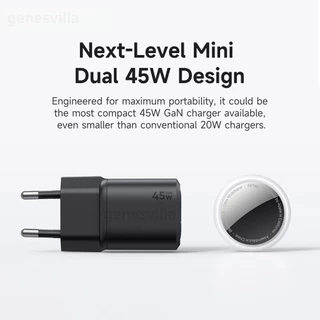 หัวชาร์จ PD 45W GaN ที่ชาร์จ USB-C FastCharger อะแดปเตอร์ หัวชาร์จเร็ว+สายชาร์จเร็ Type C