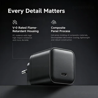 หัวชาร์จ PD 45W GaN ที่ชาร์จ USB-C FastCharger อะแดปเตอร์ หัวชาร์จเร็ว+สายชาร์จเร็ Type C