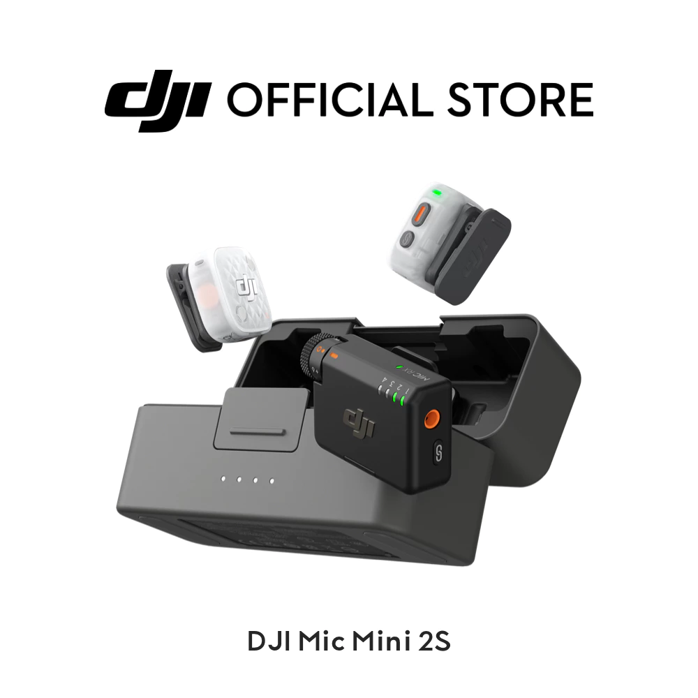 [สินค้าใหม่] Mic Mini 2S - Wireless Microphone | เฉพาะหัวต่อ Type C | บันทึกเสียงภายในตัว | ตัดเสียงรบกวนด้วย AI 2 ระดับ