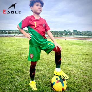 EAGLE ถุงเท้าตัดข้อเด็ก สำหรับอายุ 7-13 ปี ขนาด Freesize ทนยืด ทนย้วย ยาว 35 cm เนื้อผ้าไนลอน ชายหญิงใส่ได้
