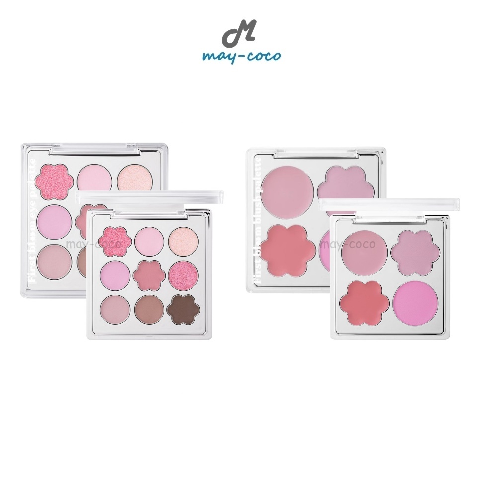 ถูก/แท้/มีไลฟ์ พาเลทท์ บลัชออน ODBO First Bloom Blush Palett