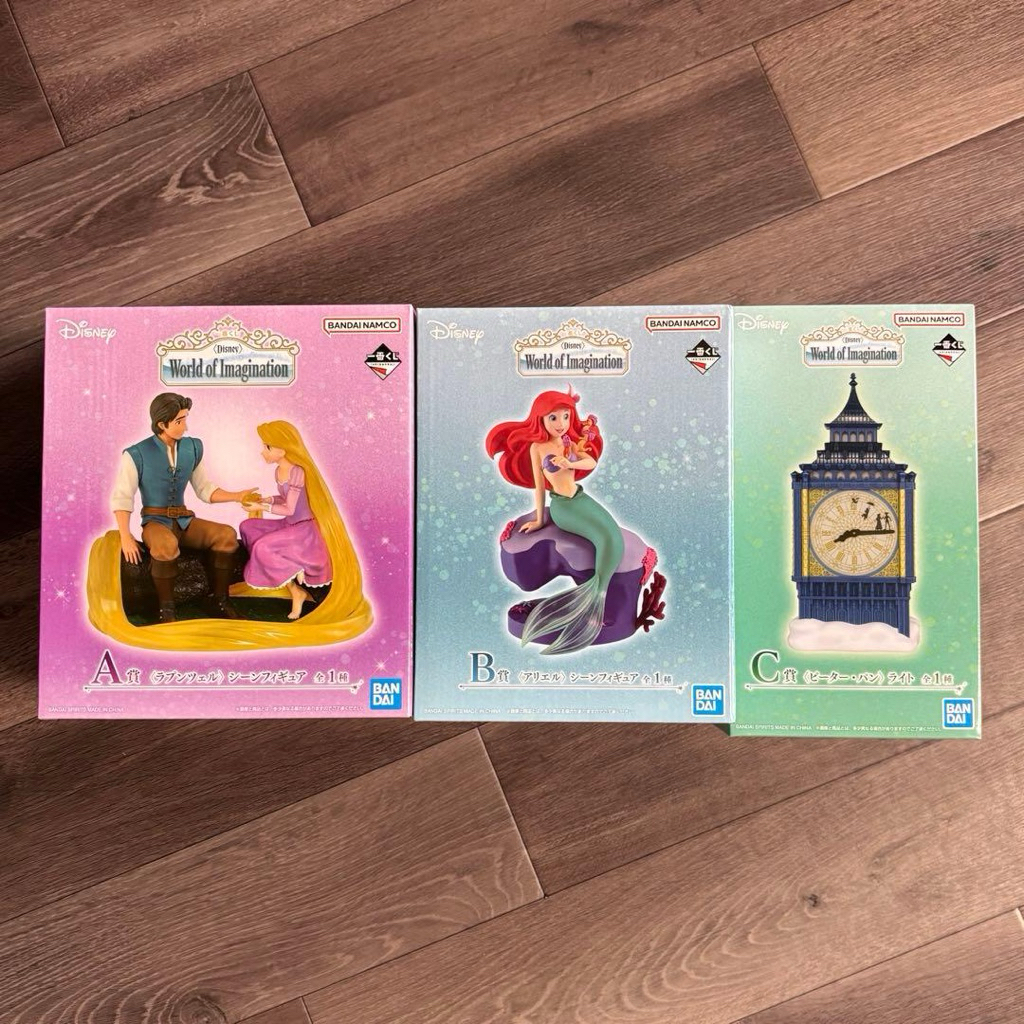 (Preorder) Figure Rapunzel,Ariel,Peterpan