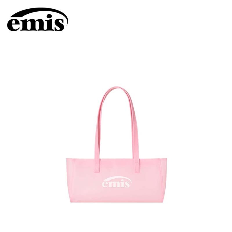 『 EMIS 』🇰🇷EMIS CANDY COLOR SEMI‑TRANSPARENT TOTE BAG กระเป๋าโท้ทกึ่งโปร่งสีลูกอม