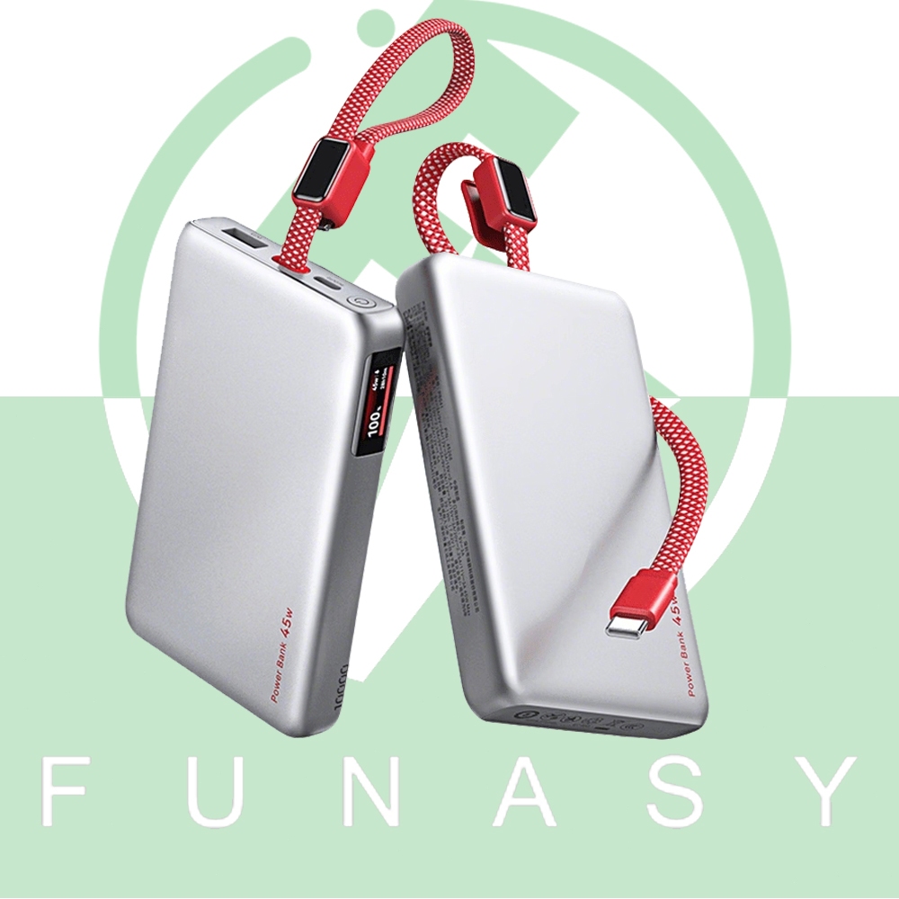 UGREEN 45W 10000mAh 55W 20000mah ในตัว Power Bank สายชาร์จไฟเร็วแบบพกพา Powerbank