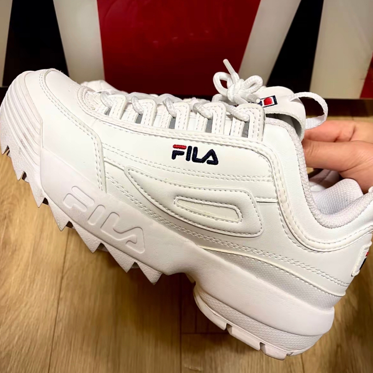ล้างสต็อก/สินค้าลดราคาพิเศษ white-Disruptor 2 รองเท้ากีฬาชายและหญิง
