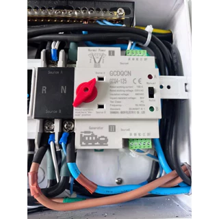 ATS สลับไฟ ATS Automatic Dual Power Transfer Switch 2P 63A/100A สลับไฟเร็ว น้อยกว่า 30ms
