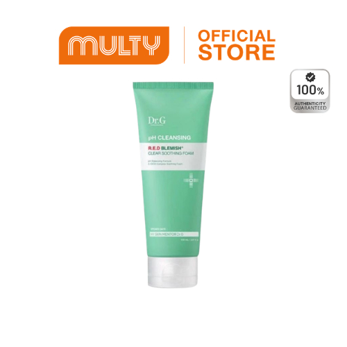 Multy Dr.G Ph Cleansing R.E.D Blemish Clear Soothing Foam โฟมล้างหน้า เหมาะกับผิวมัน ผิวบอบบาง เป็นส