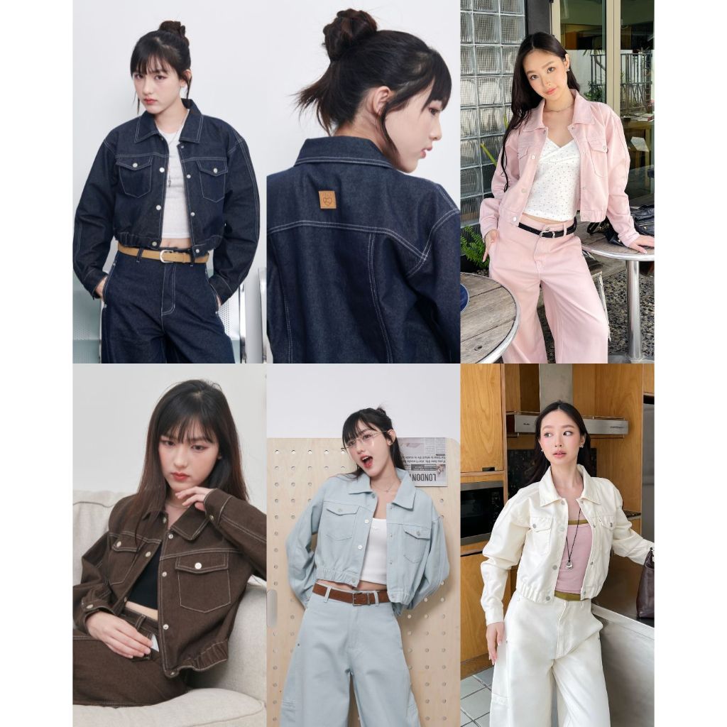 Riley.apparels - Ashley denim jacket 7014 [ได้เฉพาะเสื้อ]