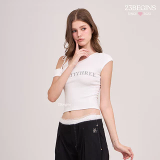 Marisol เสื้อปาดไหล่ลูกไม้ ลูกไม้ผูกเองได้ (0068)