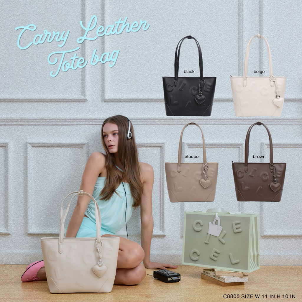 CICELLE (ซี-เซล) Carry Tote Bag กระเป๋าสะพาย รุ่น C8805 🔸พร้อมส่ง🔸