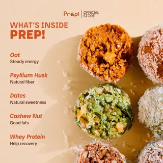 PREP! Protein Ball ขนมโปรตีน 2 ซอง