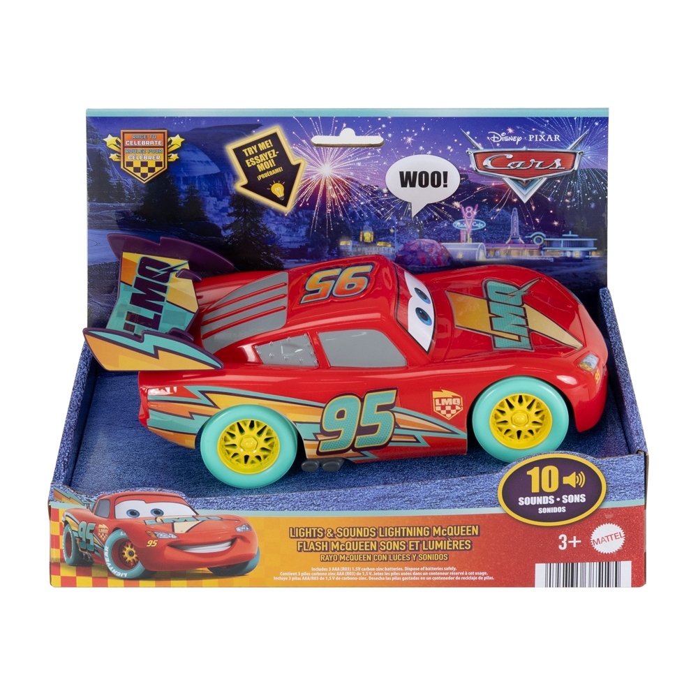 Cars ماكوين بأضواء وأصوات Race to Celebrate