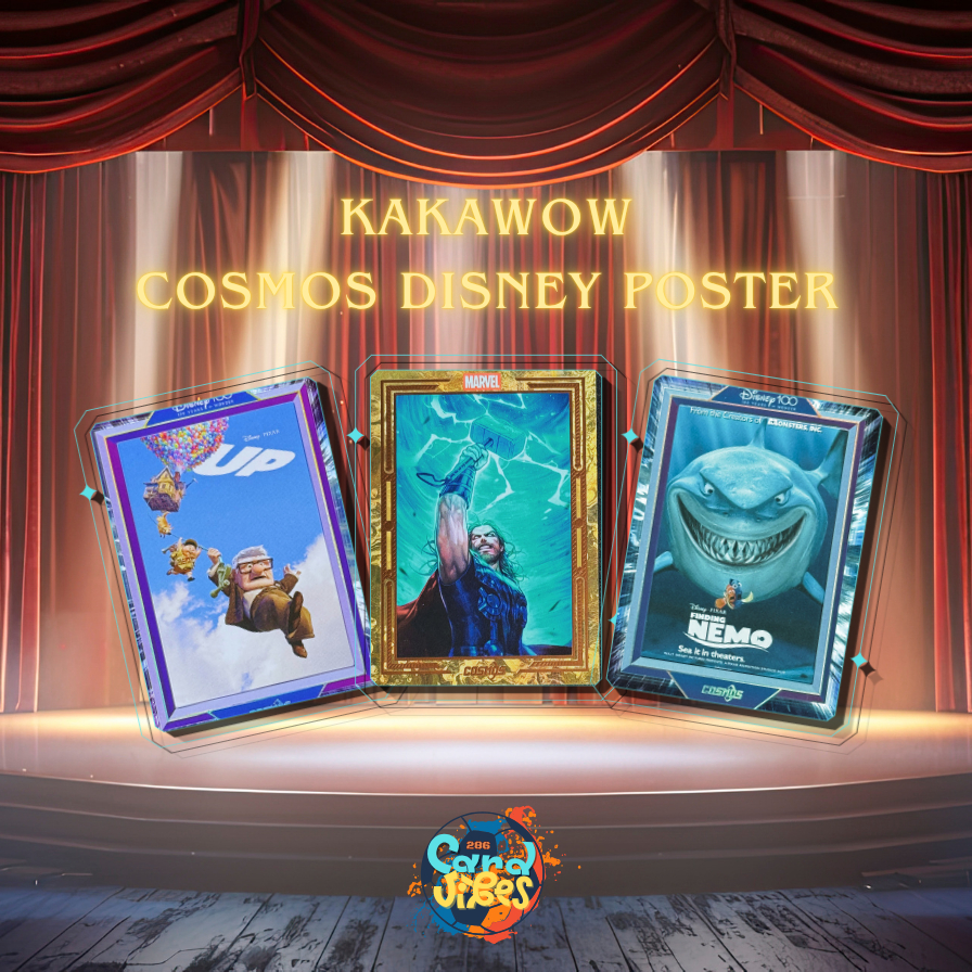 SET : Kakawow Cosmos Disney 100 Poster - Thor, Up, Finding Nemo