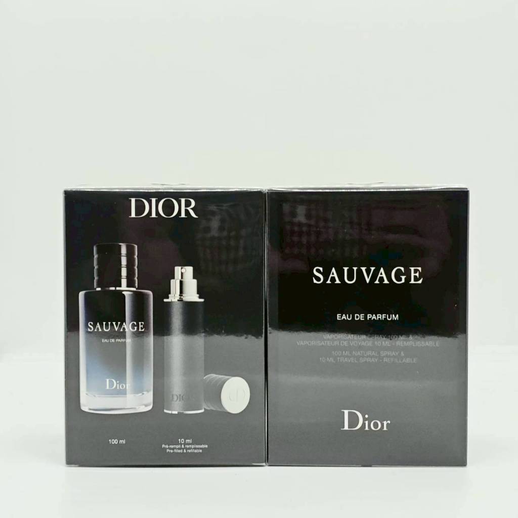 Dior Sauvage  Edp Duo set น้ำหอม100ml. + น้ำหอม10ml.