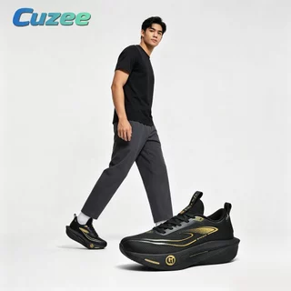 Cuzee สินค้ามาใหม่ รองเท้าผ้าใบวิ่งสำหรับผู้ชายและผู้หญิง รองเท้าเดินกลางแจ้ง กันกระแทก กันลื่น