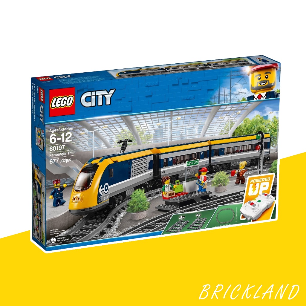 LEGO City 60197 Passenger Train รถไฟโดยสาร Powered Up ของแท้ 100% พร้อมส่ง (Box 8/10)