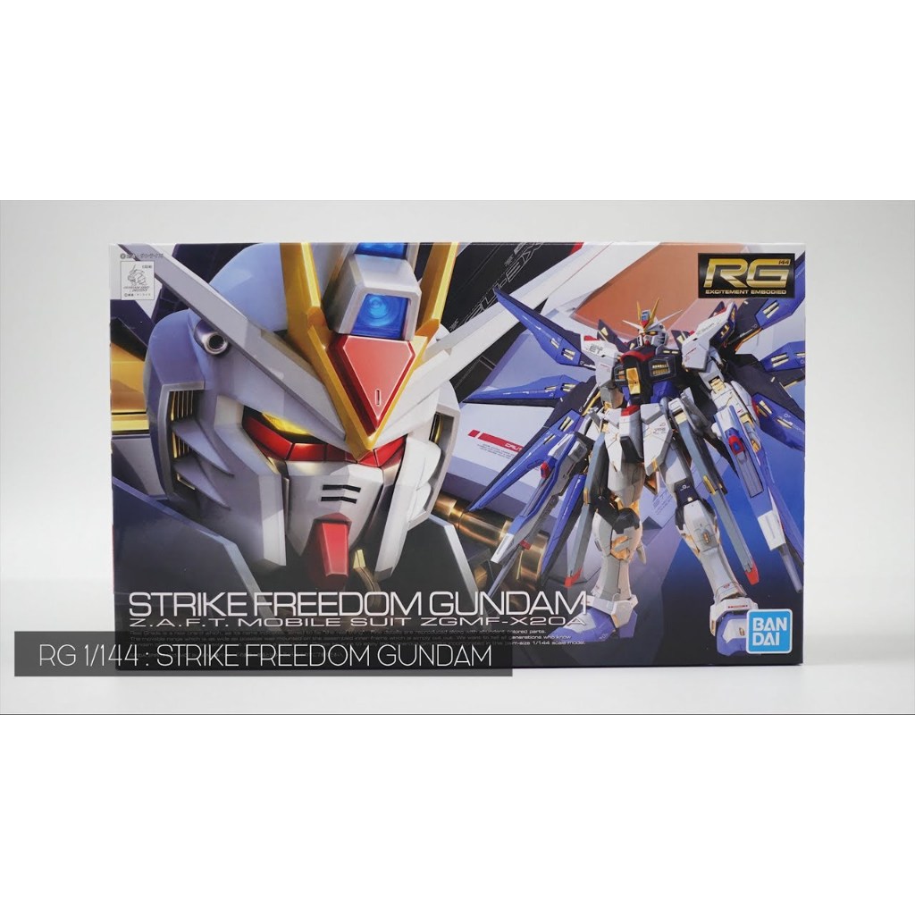 พร้อมส่ง RG 1/144 ZGMF-X20A STRIKE FREEDOM GUNDAM ของใหม่