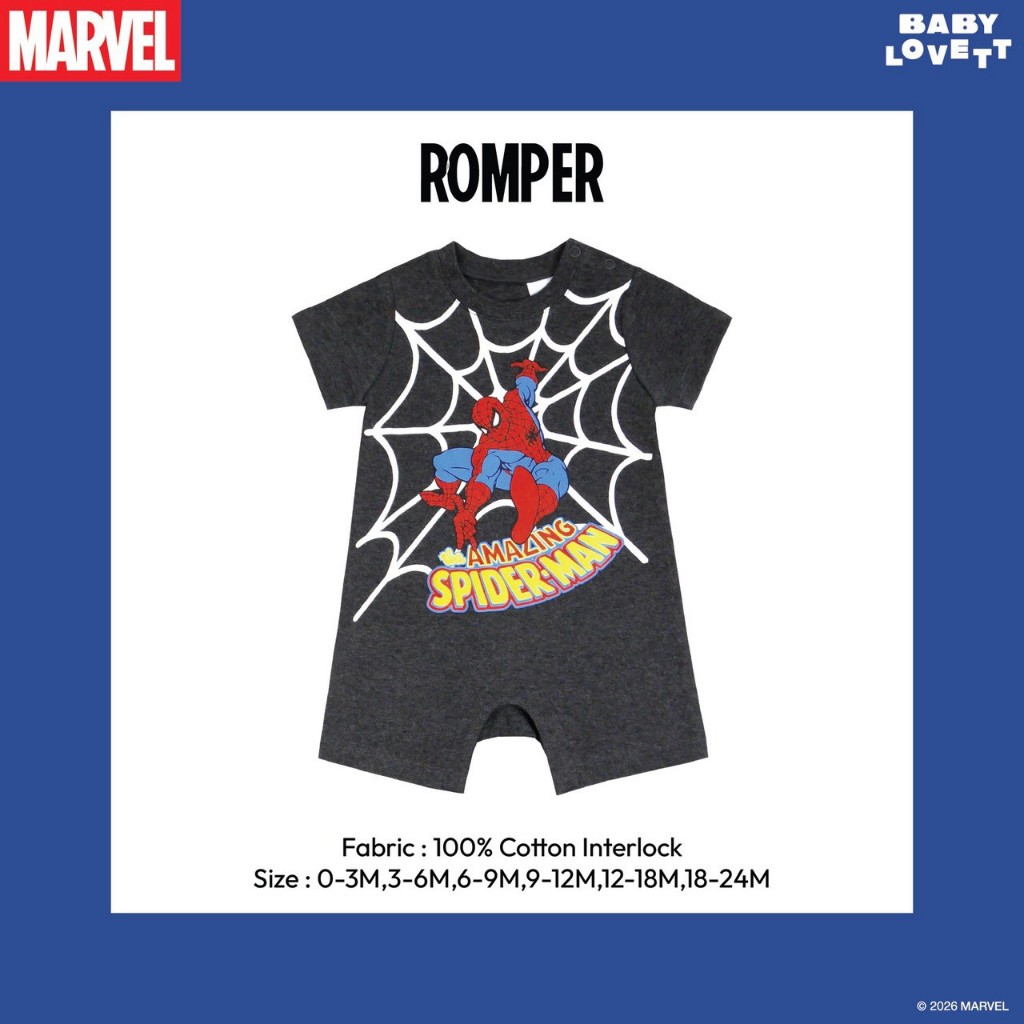 [Babylovett] 16 Spider-Man - Romper