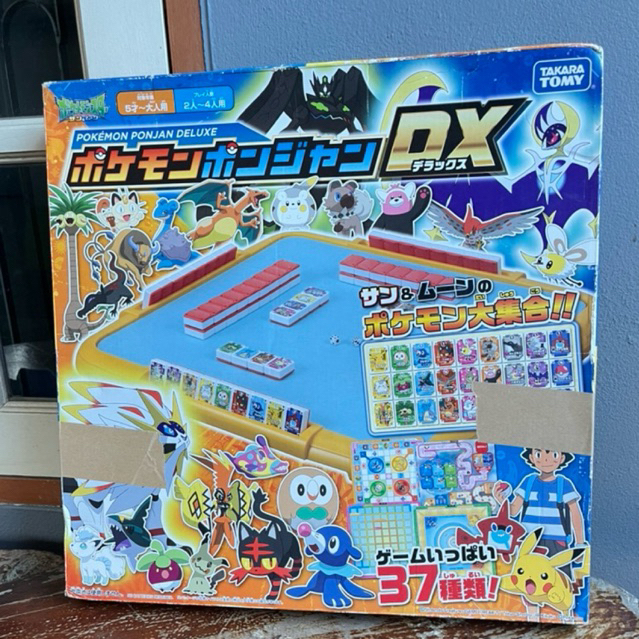 TAKARA TOMY Pokemon Ponjan Deluxe (Board Game) บอร์ดเกมโปเกม่อน ไพ่นกกระจอกญี่ปุ่น