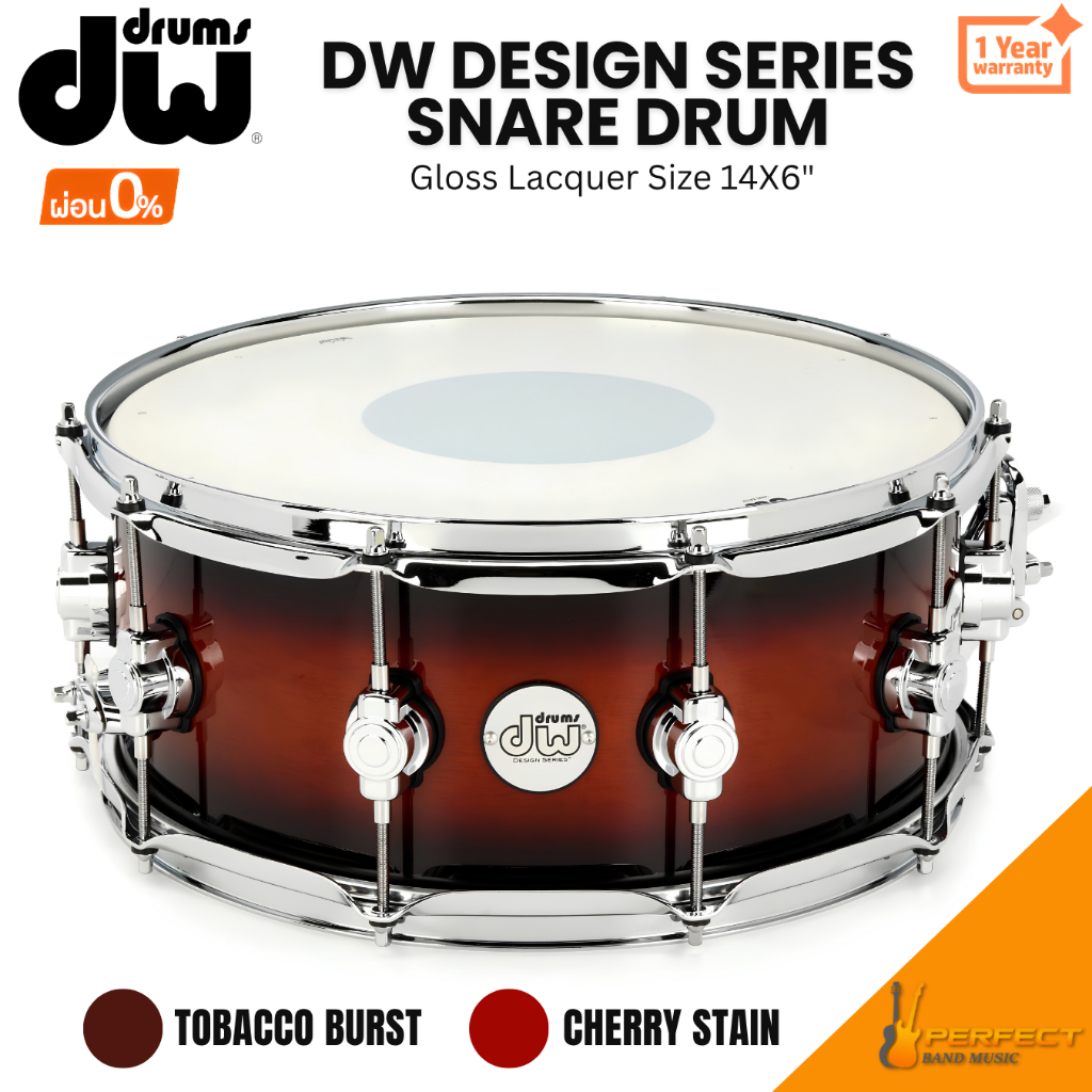 DW Design Series Snare Drum 14 x 6" กลองสแนร์ DW ของแท้ 100% * กรุณาสอบถามก่อนสั่งซื้อ *