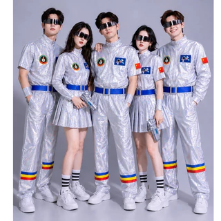 ชุดแฟนซีนักบินอวกาศผู้ใหญ่ ชุดนาซ่า ชุดอวกาศผู้ใหญ่ มีทั้งชายและหญิง cp48.4/cp48.5/cp48.6