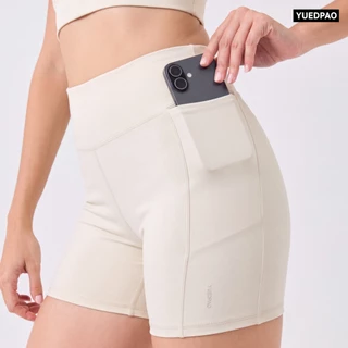 Yuedpao MotionSkin Active Pocket Shorts กางเกงขาสั้นออกกำลังกายผู้หญิง มีกระเป๋า กางเกงวิ่ง โยคะ ฟิตเนส แห้งไว (6 สี)