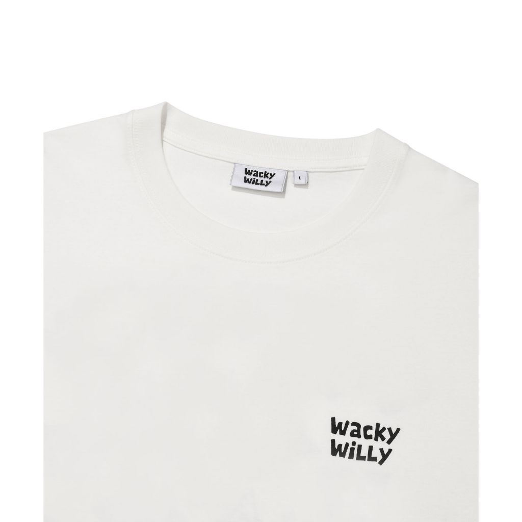 WACKY WILLY เสื้อยืดรุ่น WYWY SKETCH SHORT SLEEVE T SHIRTS WHITE Unisex (80542SWYSSU_U6WHXX) — صورة 3