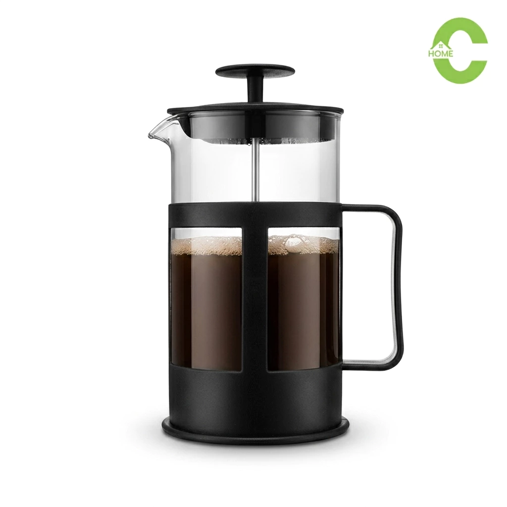 เหยือกชงกาแฟสด แก้วชงกาแฟ French Press ชงชาได้ ผลิตจากแก้ว ขนาด 350/600/800/1000 ML  Simple Kitchen