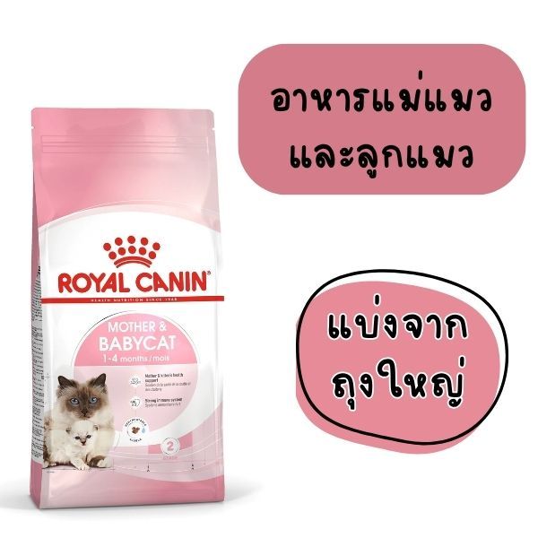 ((แบ่งขาย)) [[แพ็คสุญญากาศ]] Royal canin Mother & Babycat รอยัล คานิน อาหารแม่แมว และลูกแมว ชนิดเม็ด