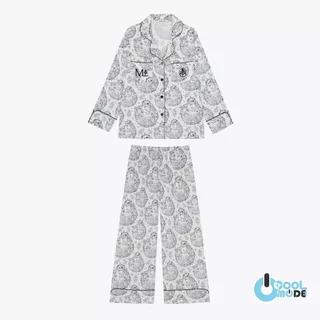 MUSLIN Reverie Morning - Silk Satin Pajamas [Maison De Reve Collections]
