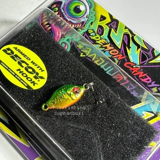 ลูกอมปิศาจ Demon Candy Micro Jig 2.4g/2.8g/3.3g เหยื่อตกปลากะพง ไมโครจิ๊กจิ๋ว Armed with DECOY Hook