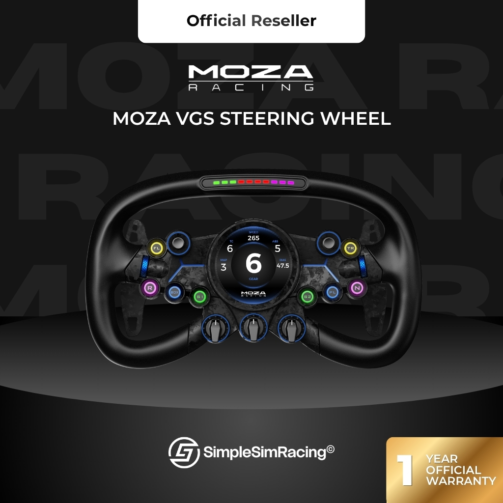 พร้อมส่ง Moza VGS Steering Wheel (ประกันศูนย์ไทย 1 ปี)