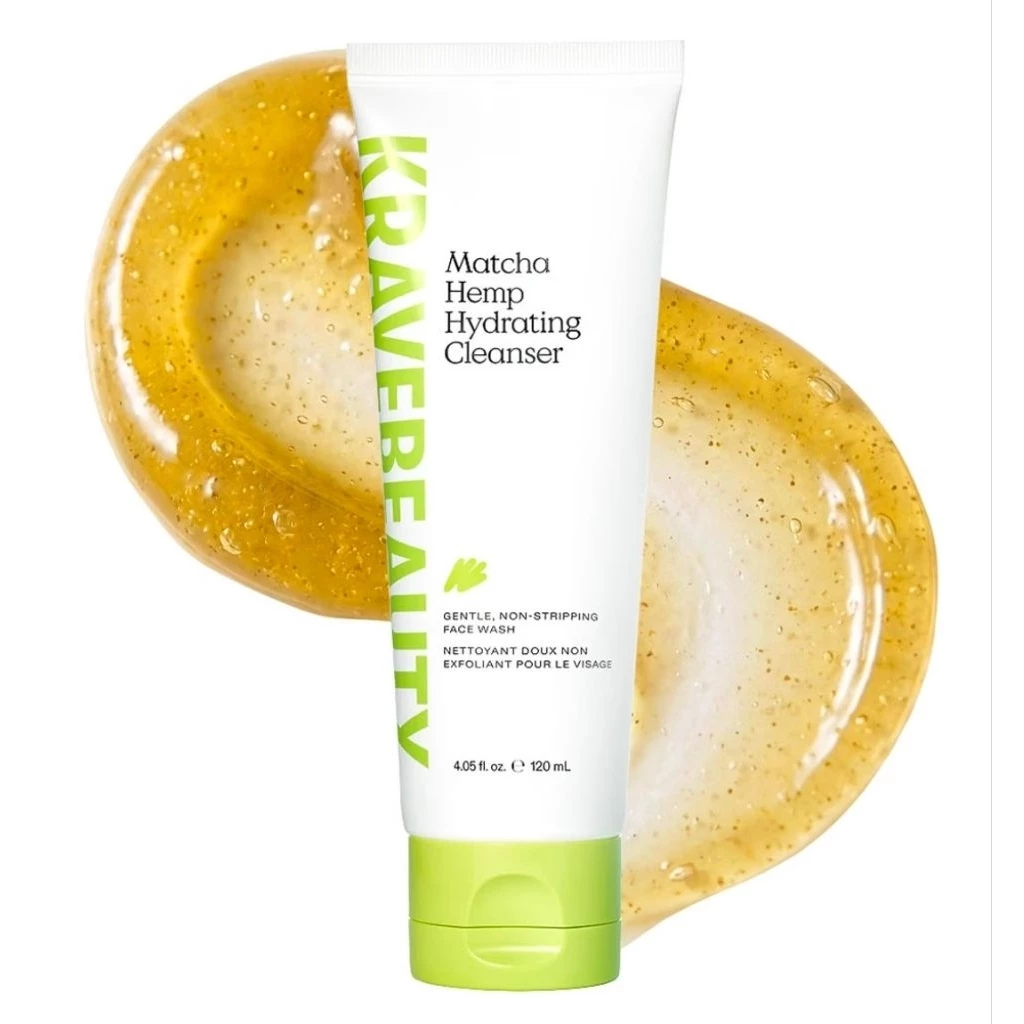 (โคัดลด 25%+ลด1059-18/8 ล็อตอเมริกา) Krave Beauty Matcha Cleanser 120 ml