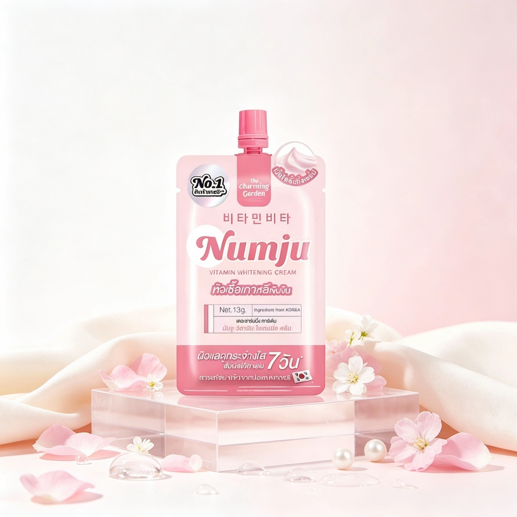 [ซื้อในไลฟ์ลด50%ของแท้มีQRสแกน]Numju นัมจู โลชั่นวิตามินเกาหลีเข้มข้น ช่วยปรับสภาพผิวกายขาวเสม่ำเสมอ