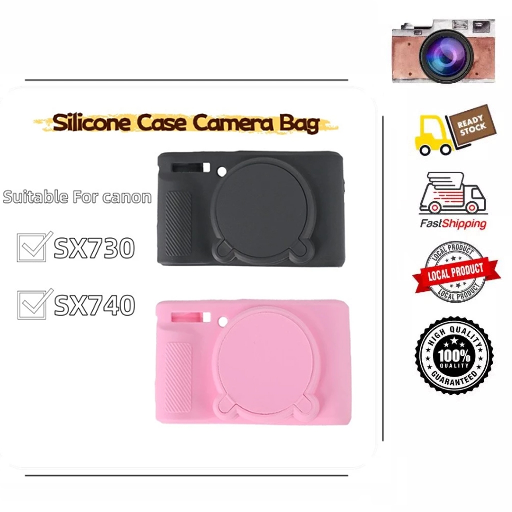 เคสซิลิโคนนิ่ม ยาง สําหรับกล้อง Canon SX740 SX740HS Canon SX740 SX740HS
