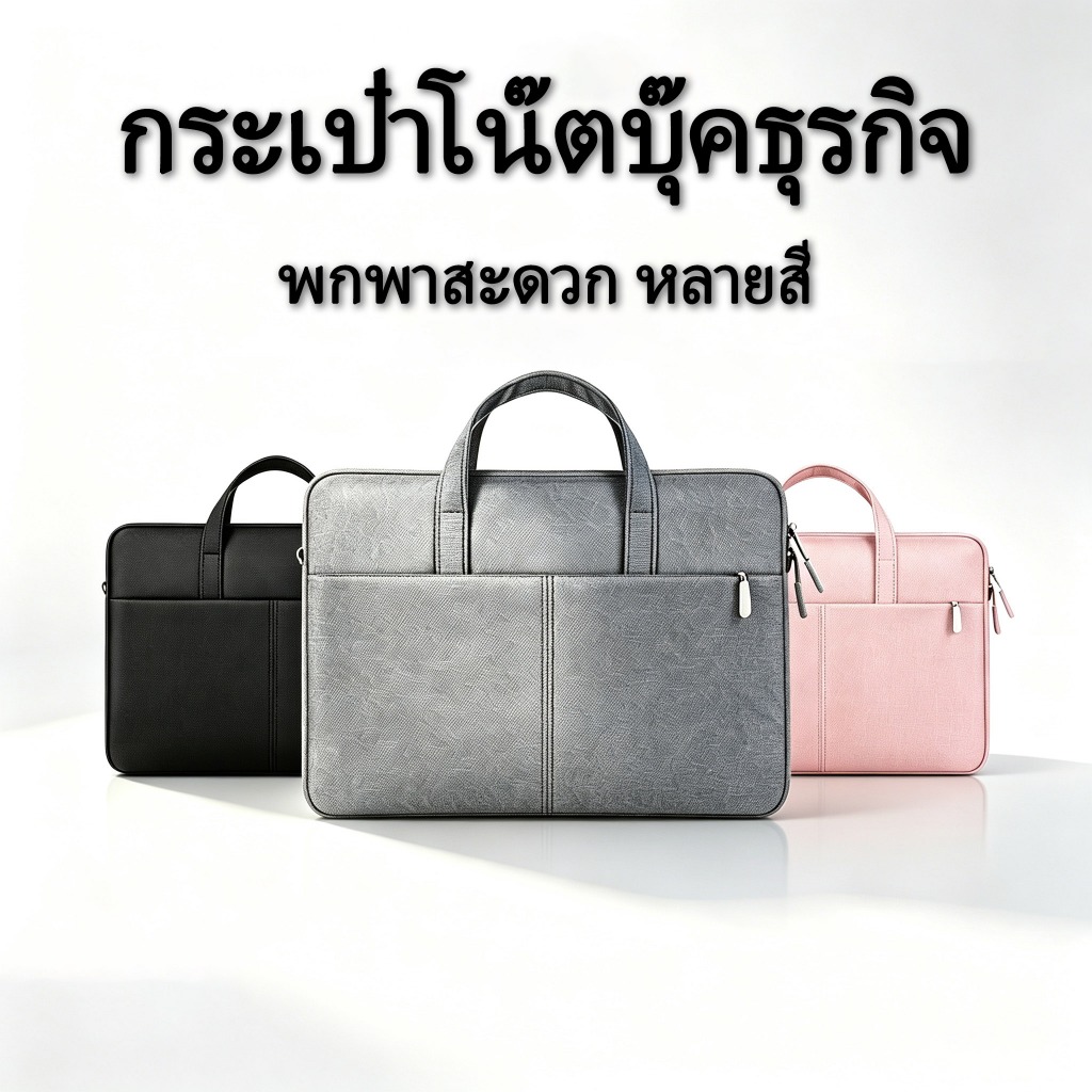 กระเป๋าโน๊ตบุ๊คคุณภาพดี พกพาสะดวก เหมาะทำงานและเดินทาง